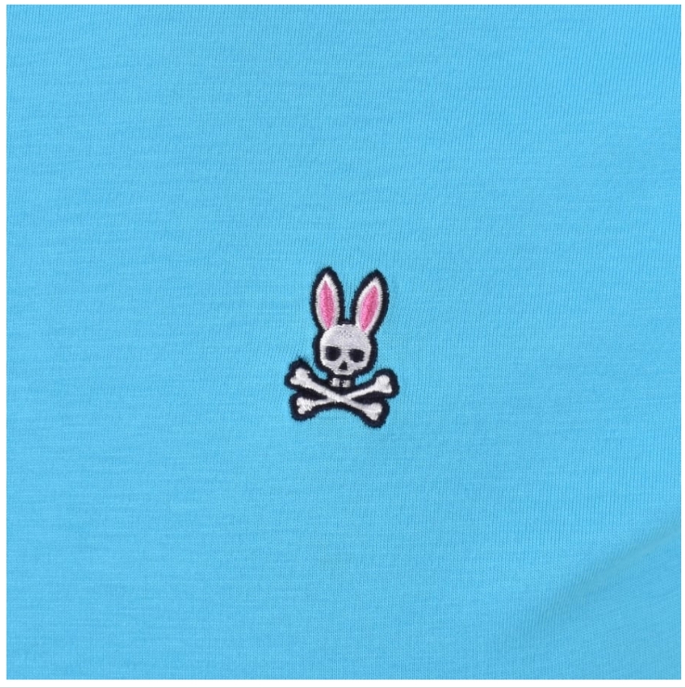 Psycho Bunny Classic Crew Neck T Shirt Blue